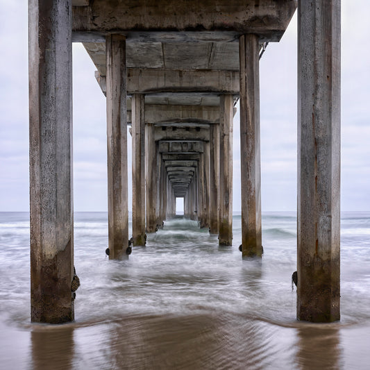 Dawn at Scripps Pier - Square