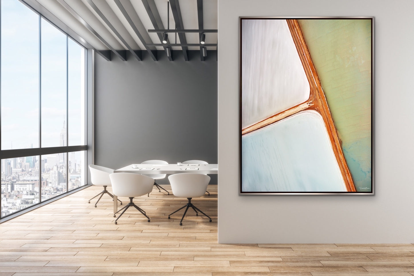 Abstract - Silver Frame