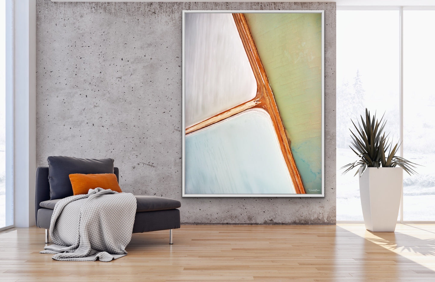 Abstract - White Frame