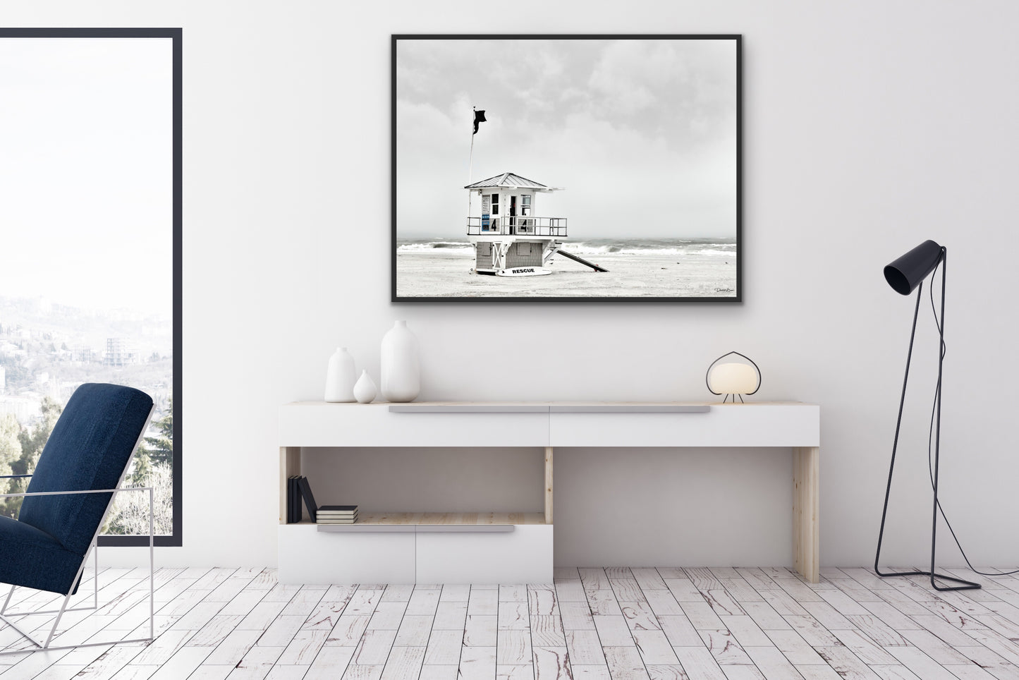 Approach of Hurricane Michael - Black Frame