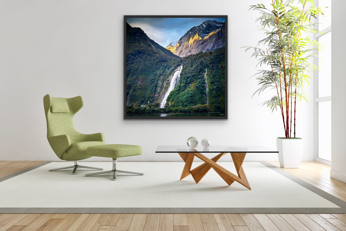 Bowen Falls - Black Frame