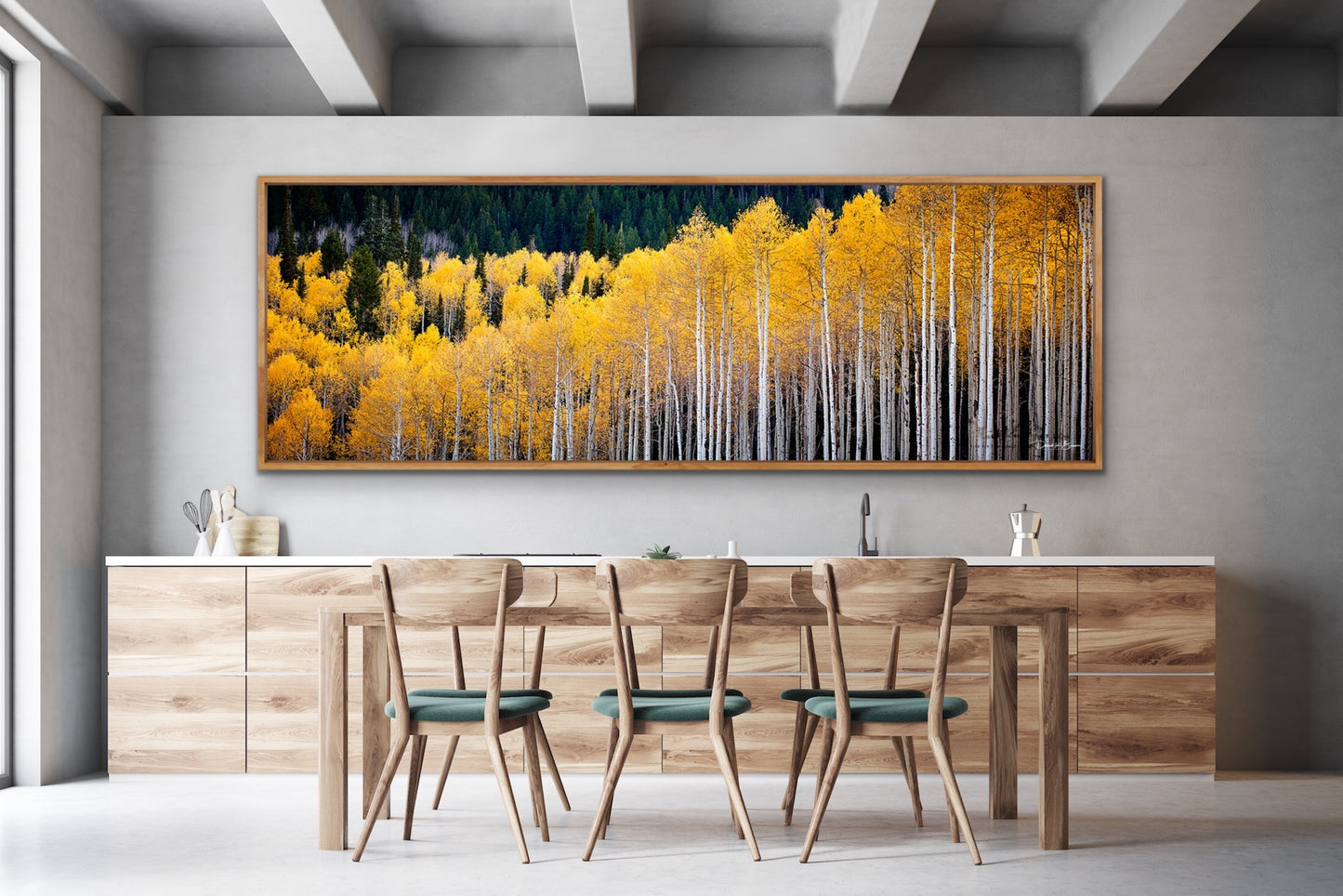 Breath of Gold - Oak Frame