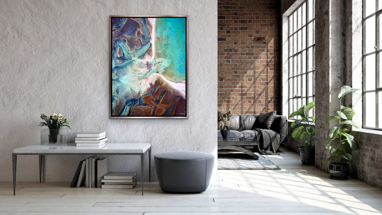 Color and Pattern - Silver Frame