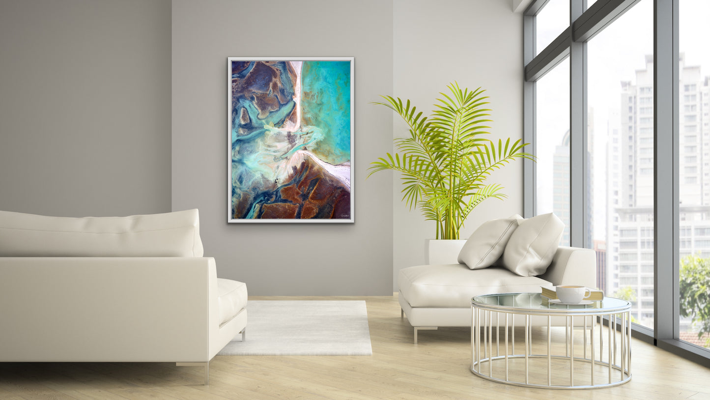 Color and Pattern - White Frame