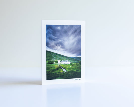 Stormy White Barn Greeting Card Set