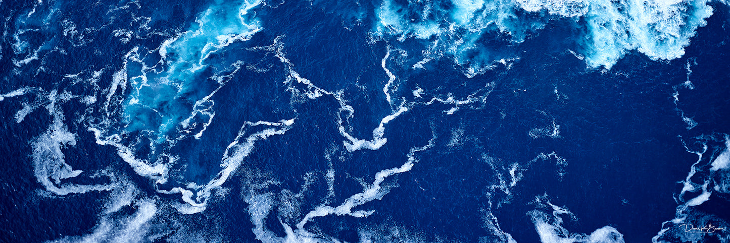 Deep Blue - 110 by 36 in