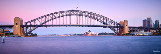 Dusk on Sydney Harbour