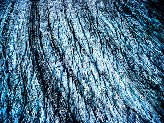 Glacier Blue Print
