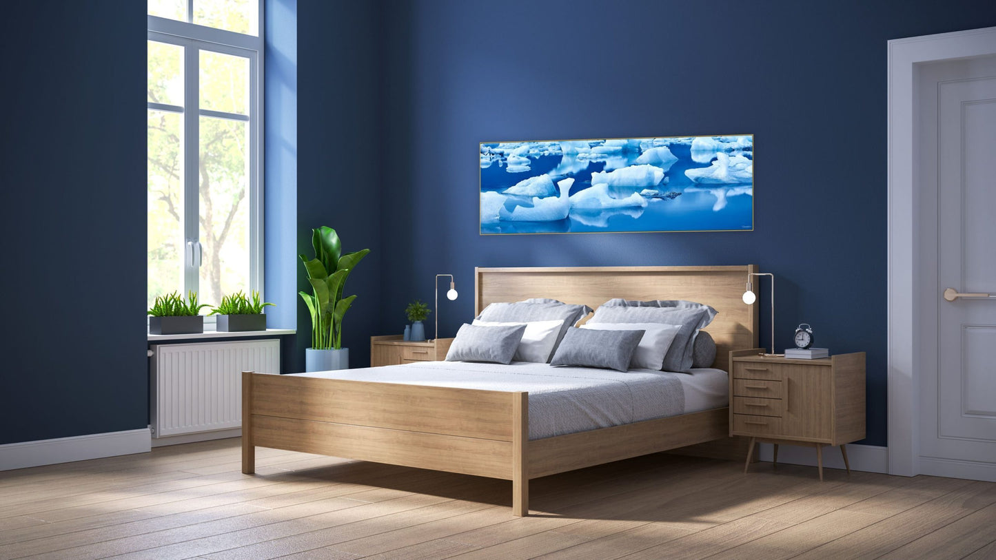 Heavenly Blue - Gold Frame