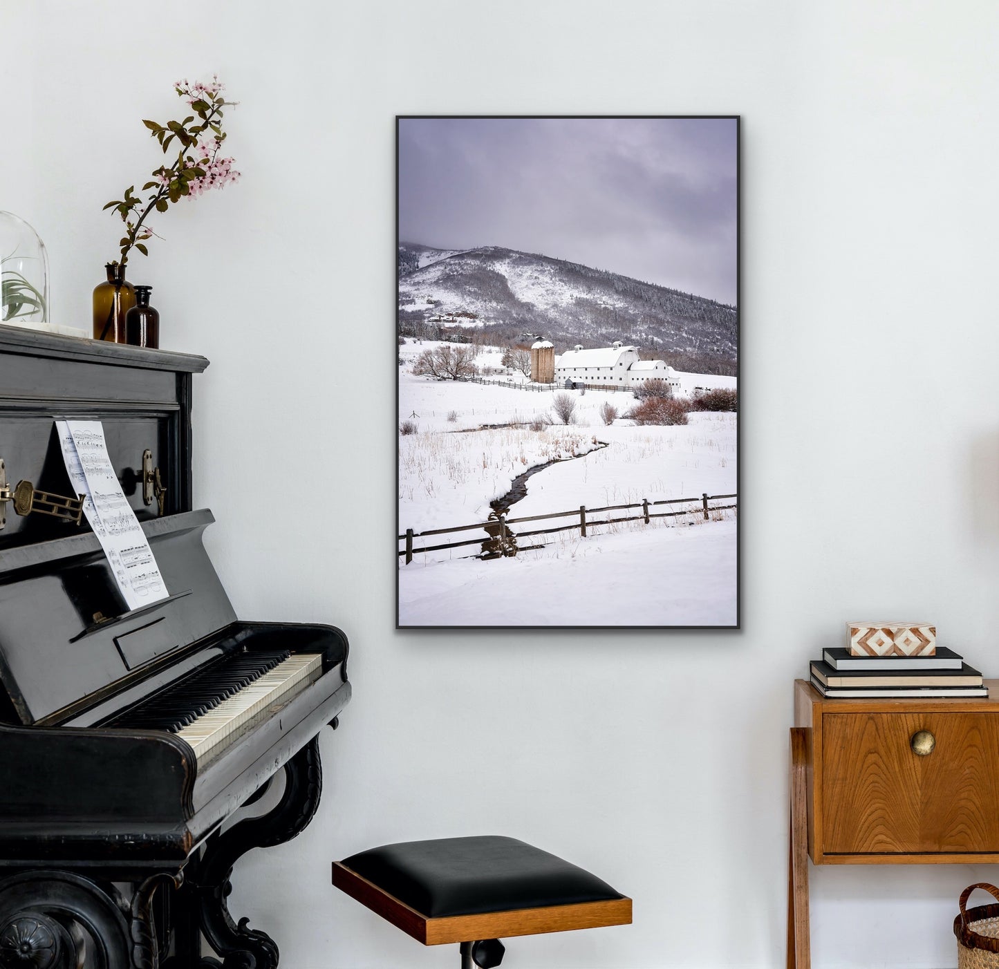 Park City Barn in Winter