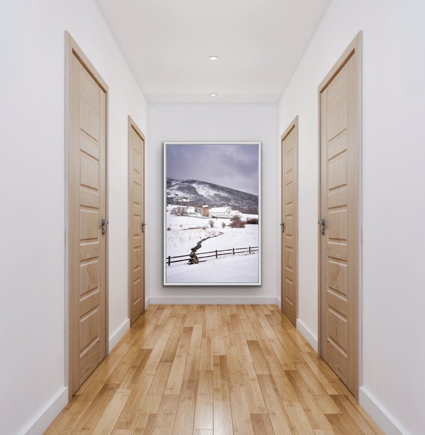 Park City Barn in Winter