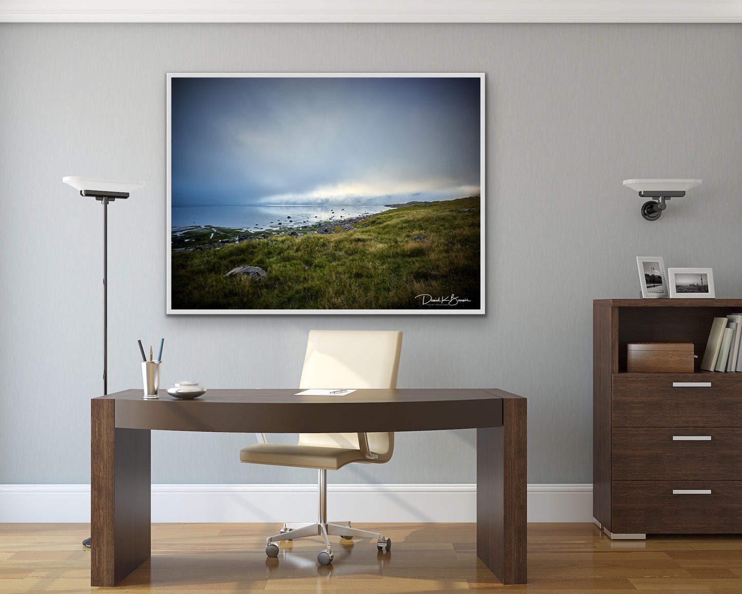 Iceland Light - White Frame