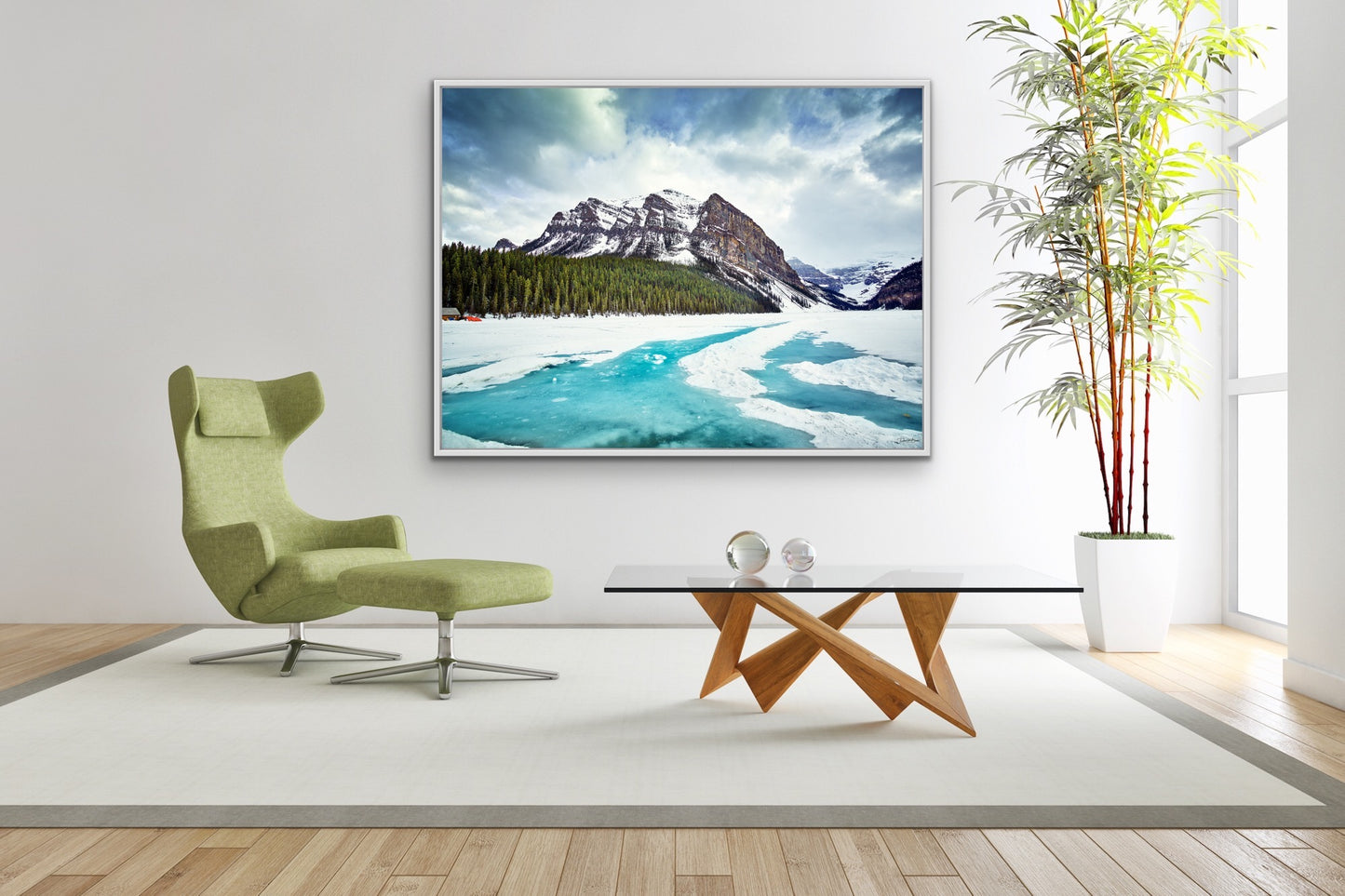 Lake Louise - White Frame