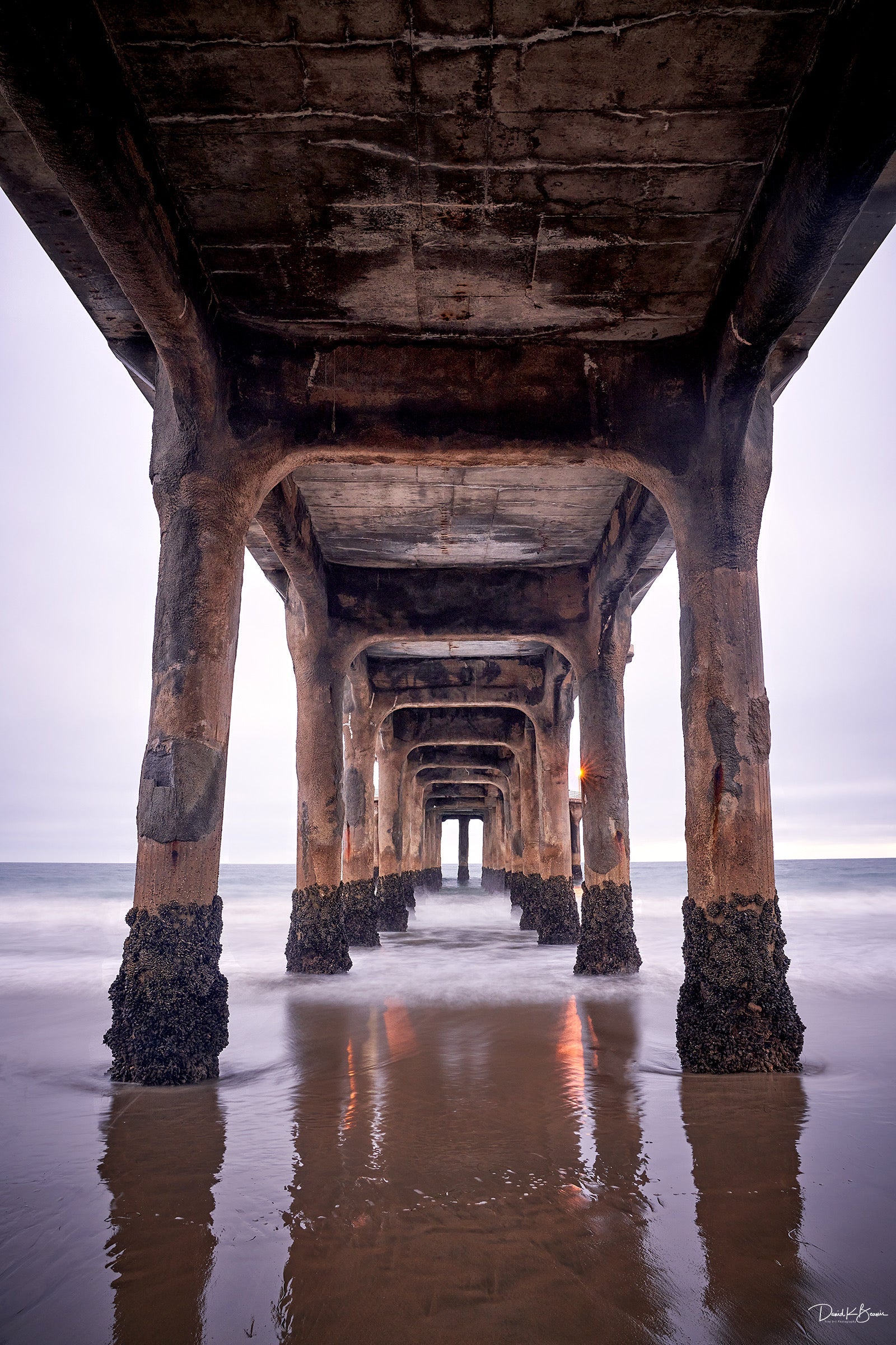 Manhattan Beach popular Pier AHA Painting Original