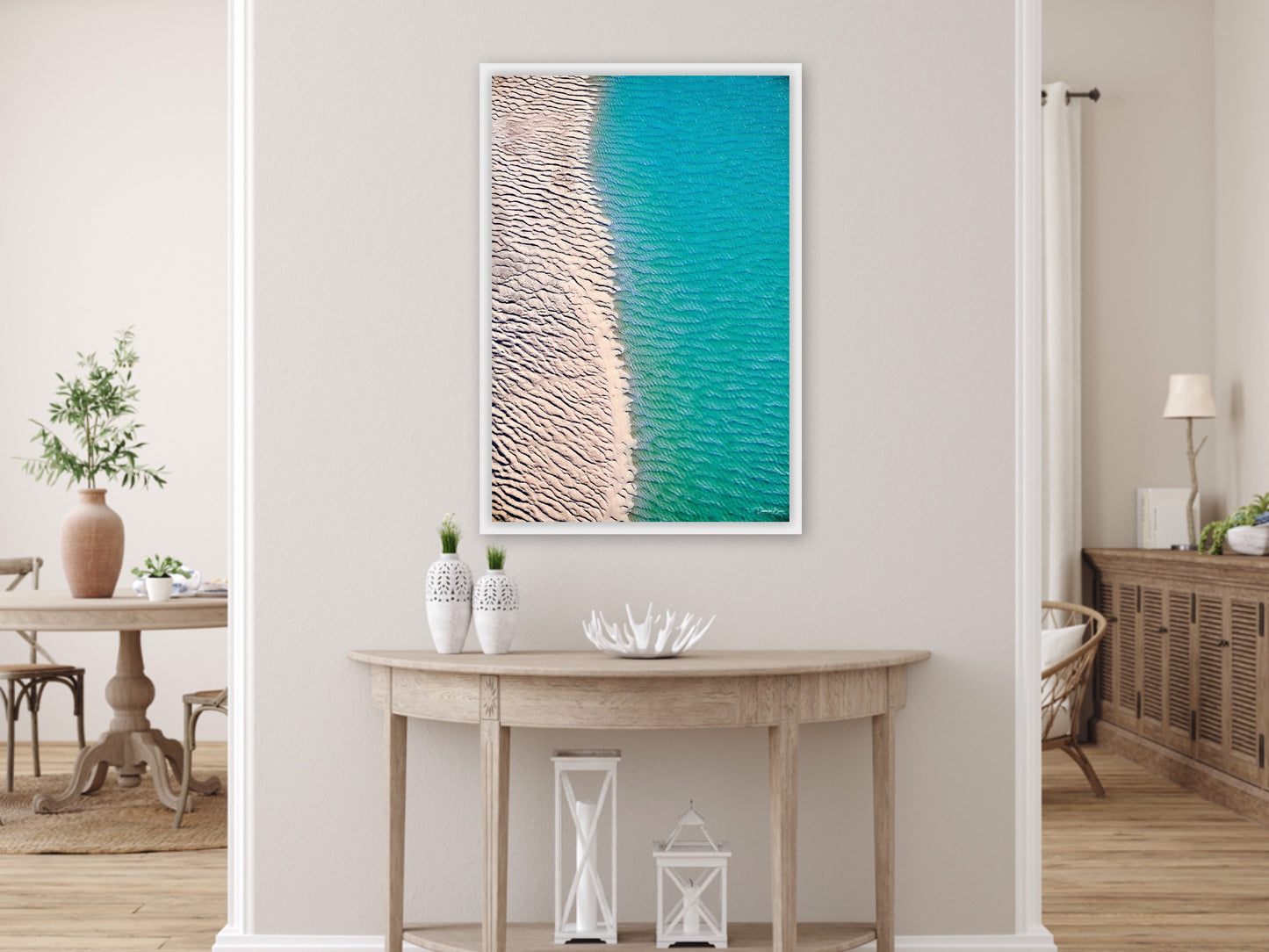 Ripples - White Frame