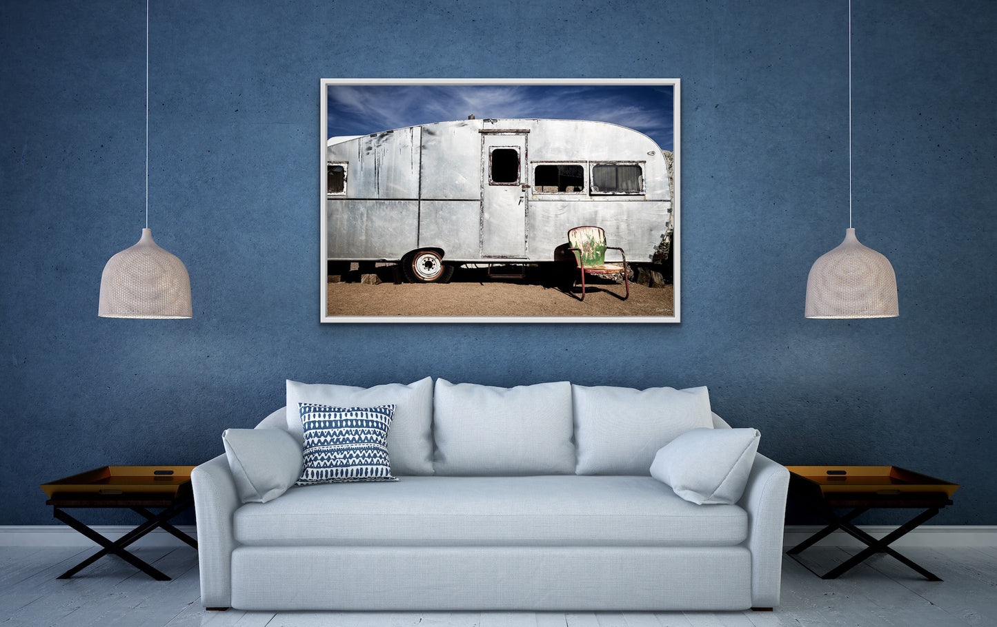 Rustic Glamping - White Frame
