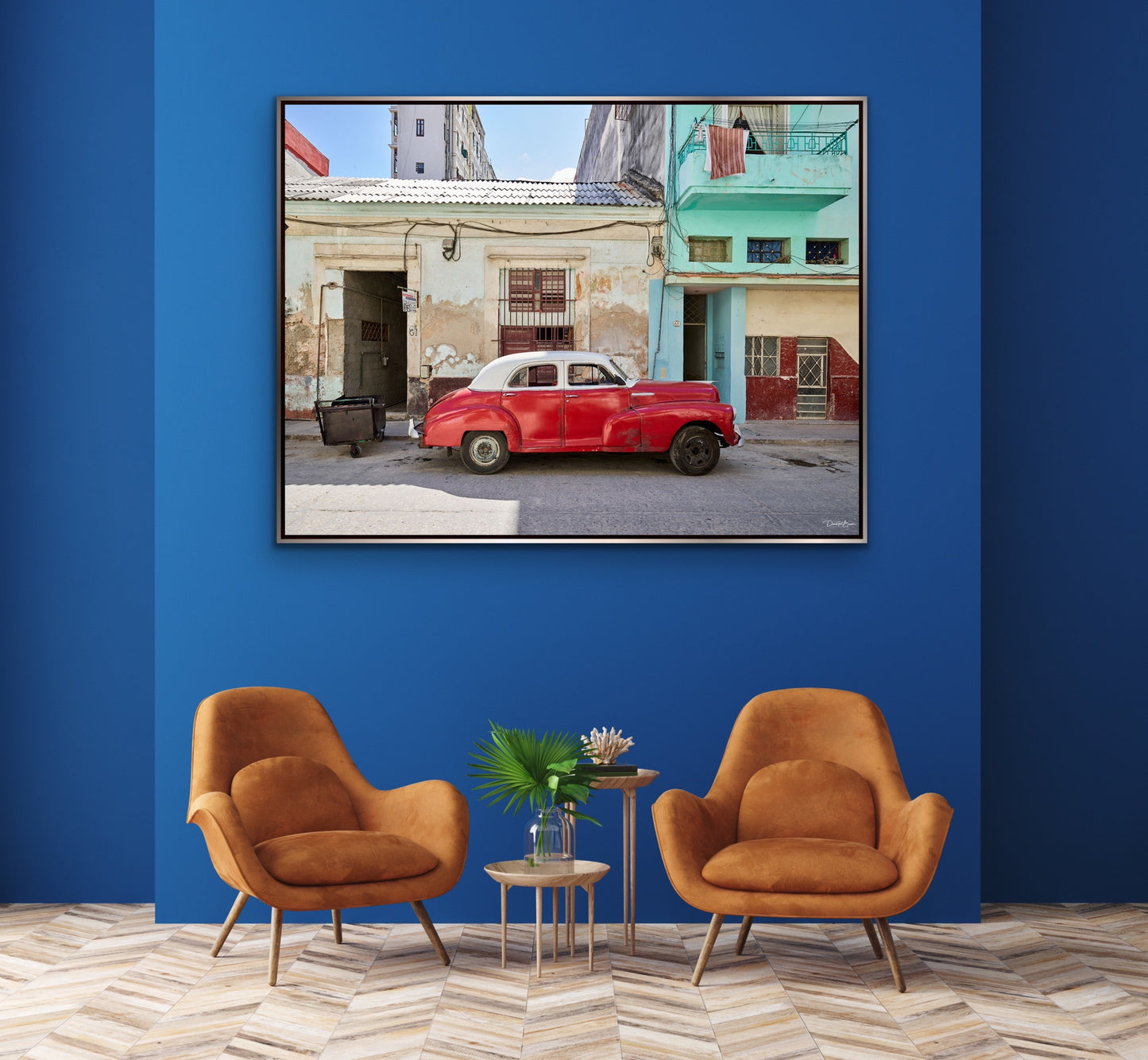 Rusty Red - Silver Frame