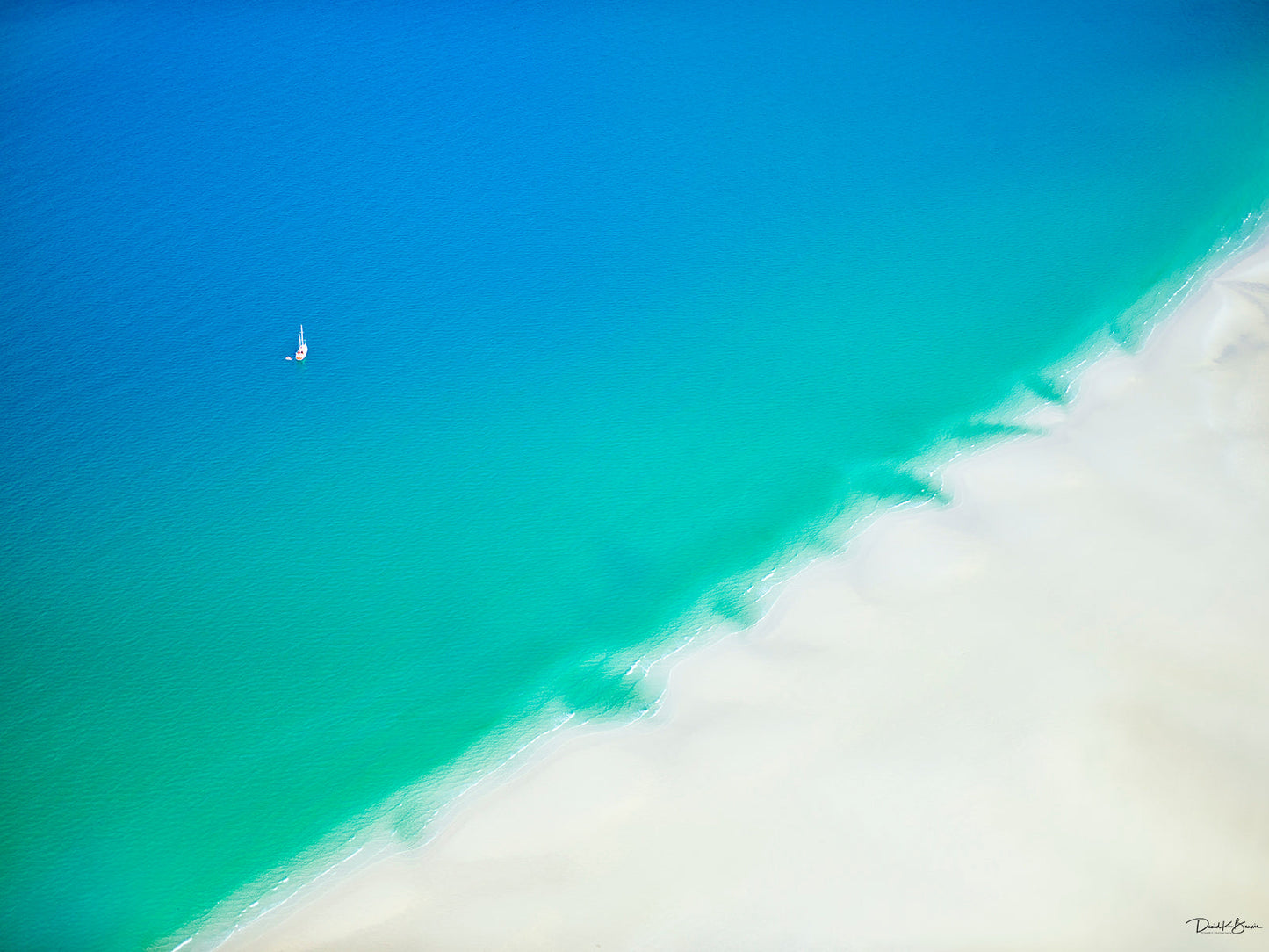 Sailing in Paradise Print