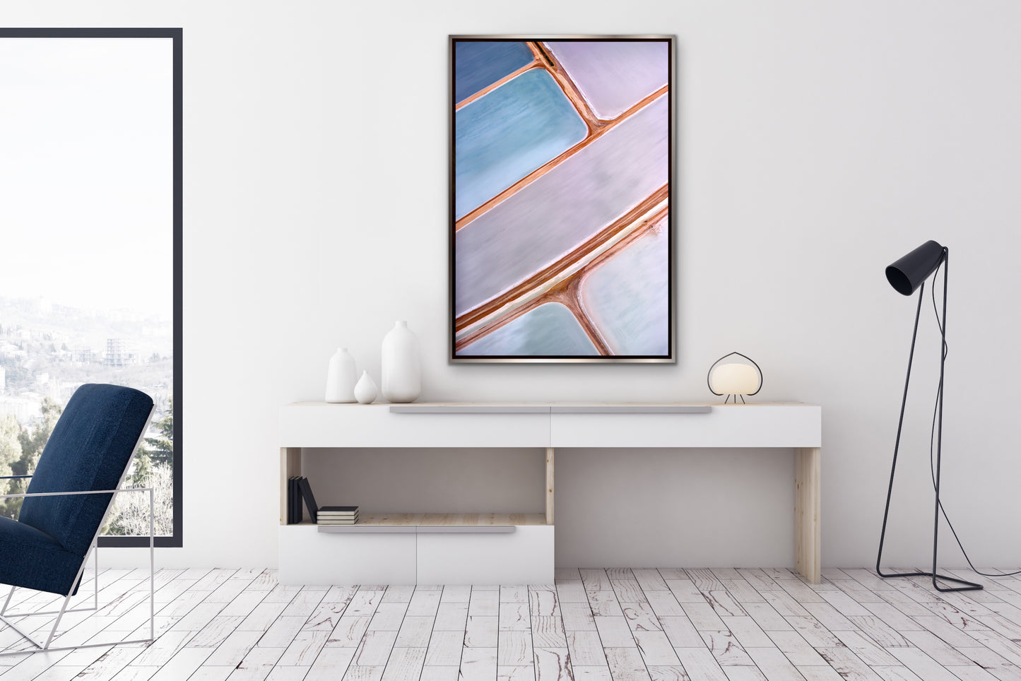 Salt Pond - Silver Frame