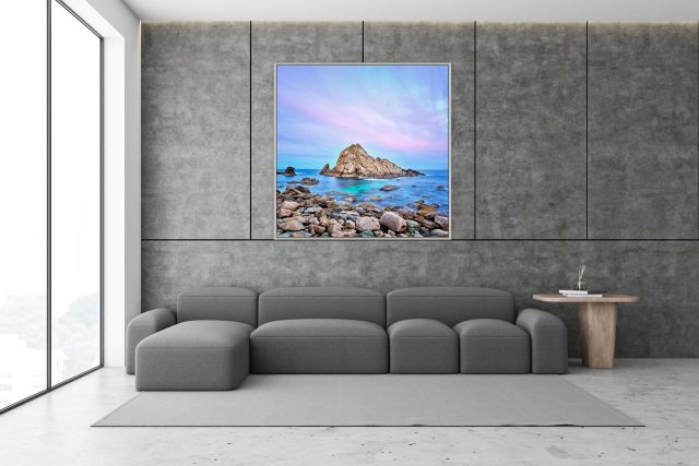 Sunrise at Sugar Loaf Rock - Grey Frame
