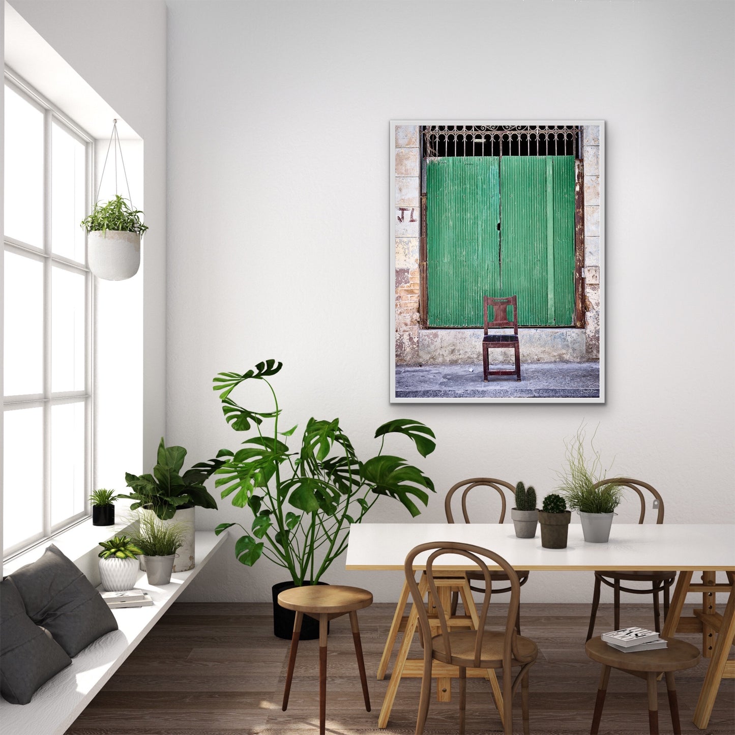 Take a Seat - White Frame 40 in
