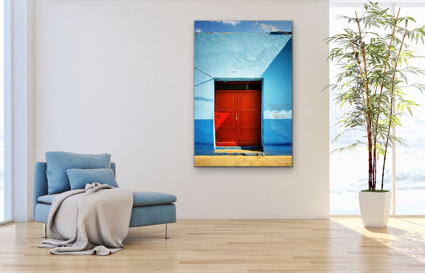 The Red Door - No Frame