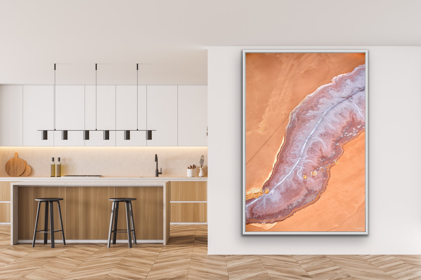 Tidal Leaf - White Frame