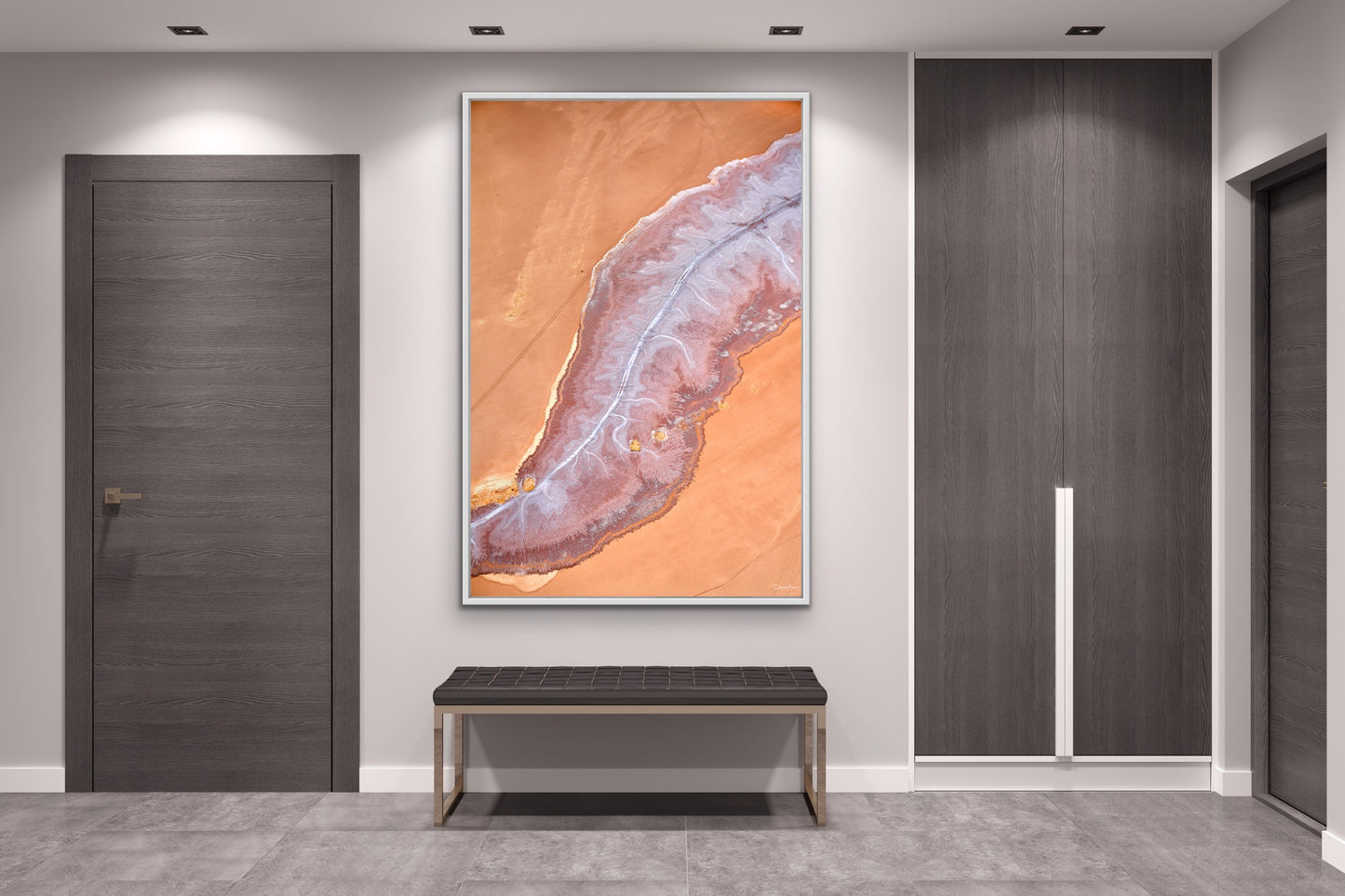 Tidal Leaf - White Frame