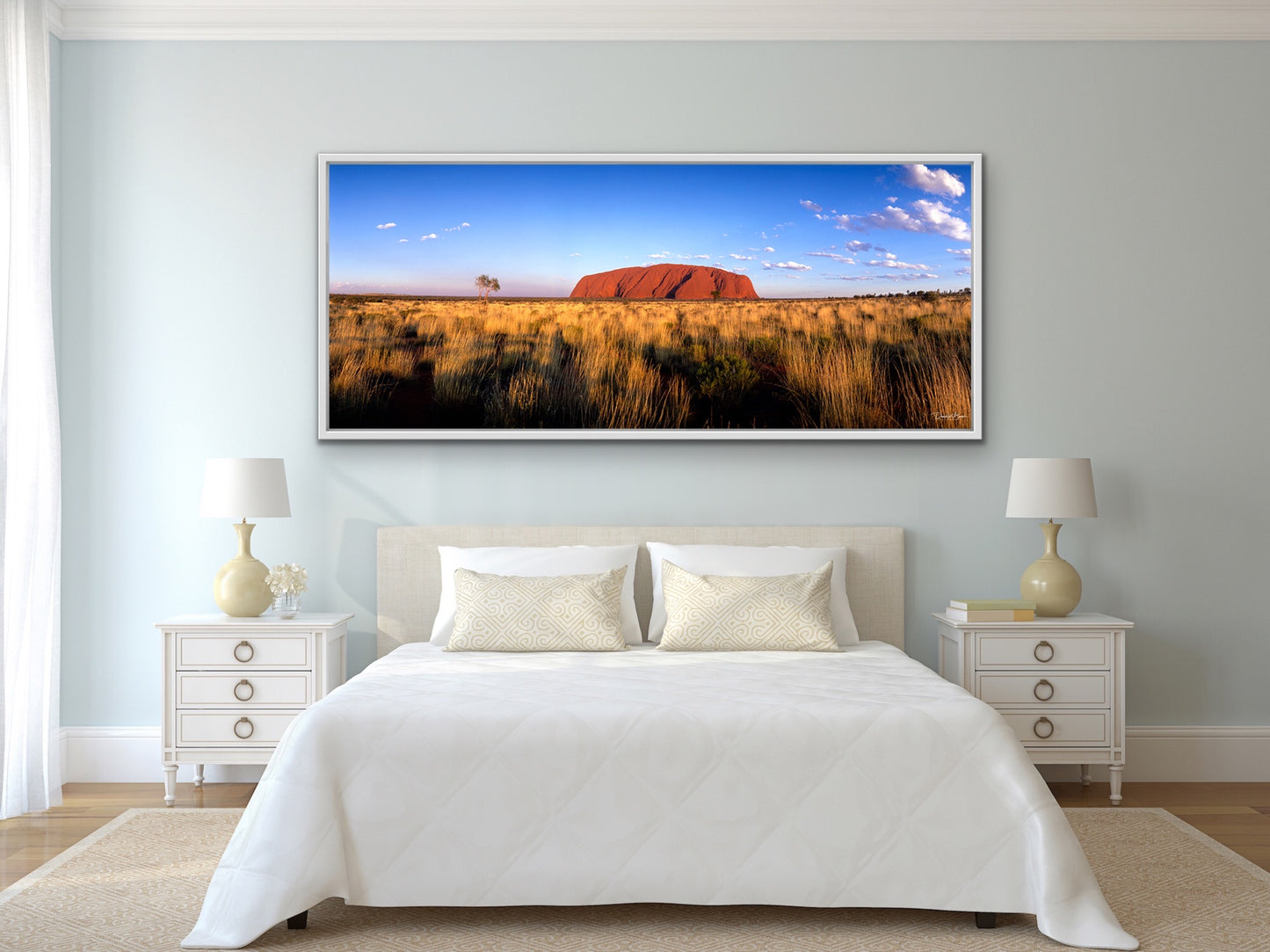 Uluru - White Frame
