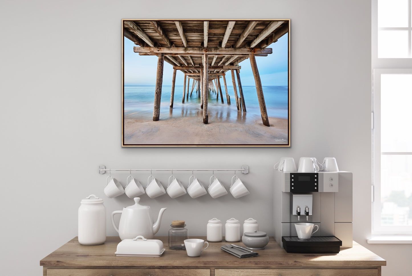 Under the Boardwalk - Birchwood Frame