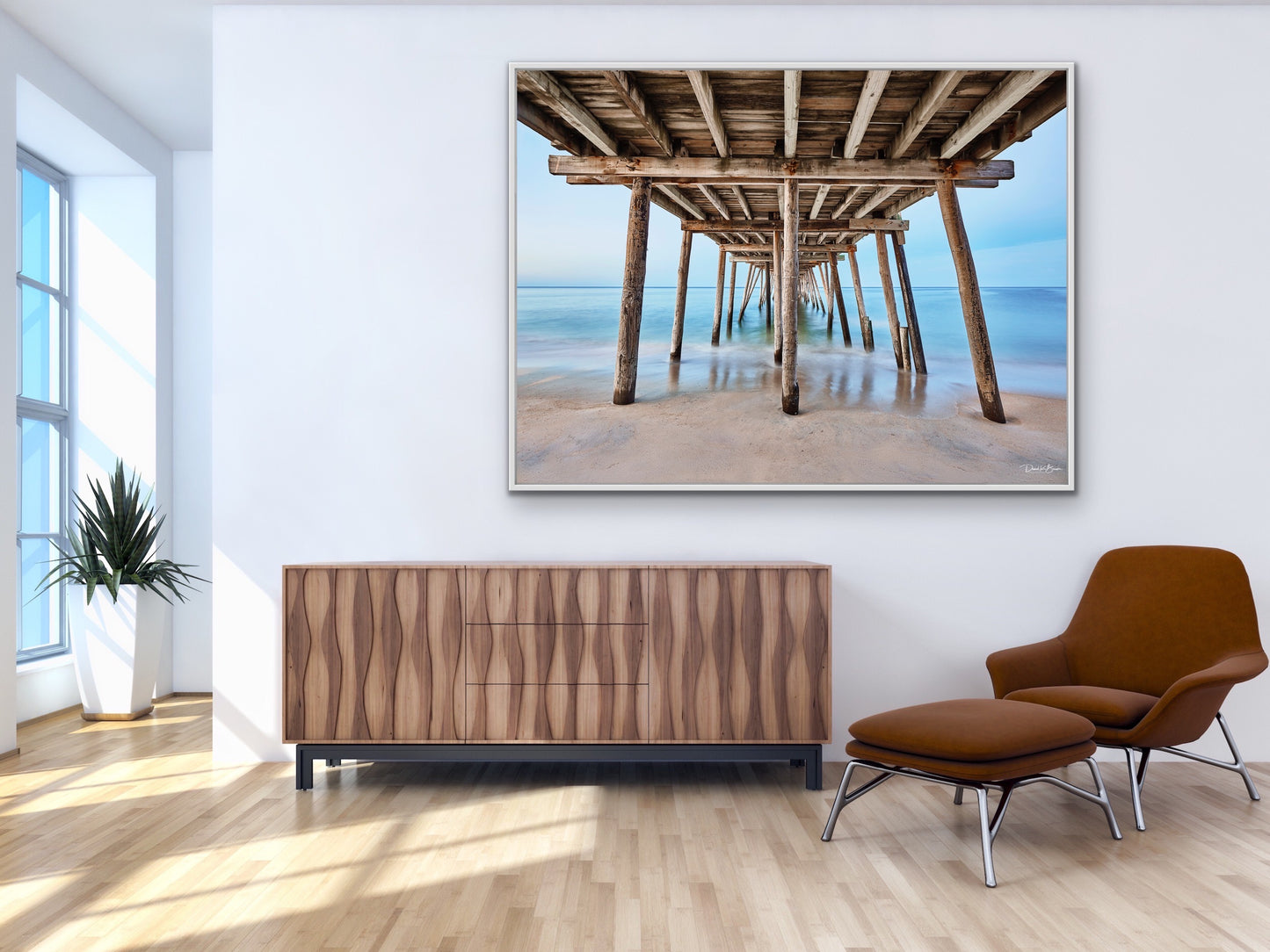 Under the Boardwalk - Grey Frame