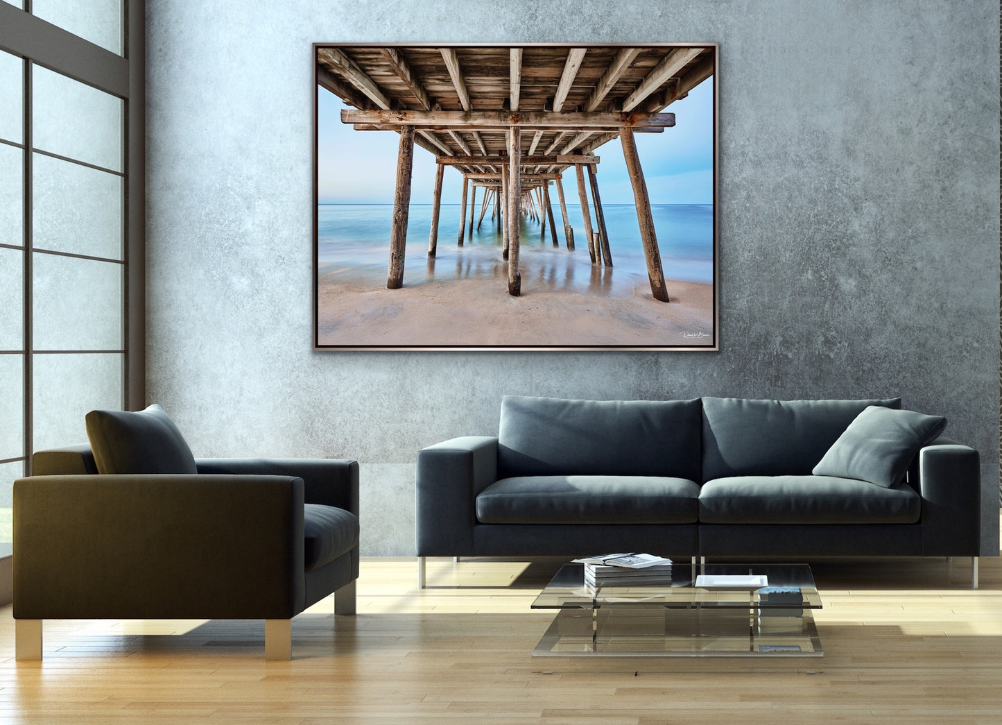 Under the Boardwalk - Silver Frame