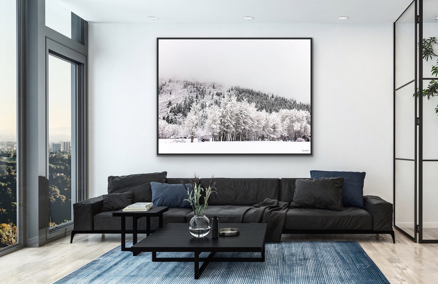 Welcome to Winter - Black Frame