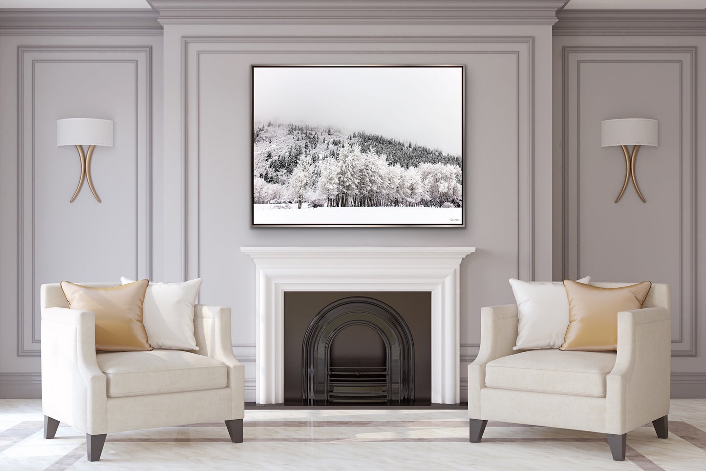 Welcome to Winter - Silver Frame