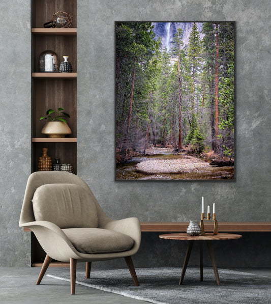 Yosemite Stream - Black Frame
