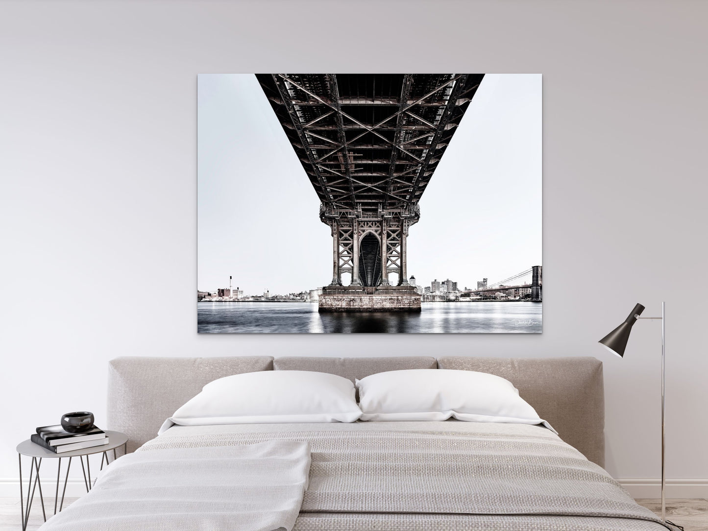 Manhattan Bridge Reflections