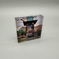 Acrylic block with a scenic print of a truck
