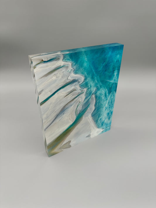 Pearlescent Acrylic Block