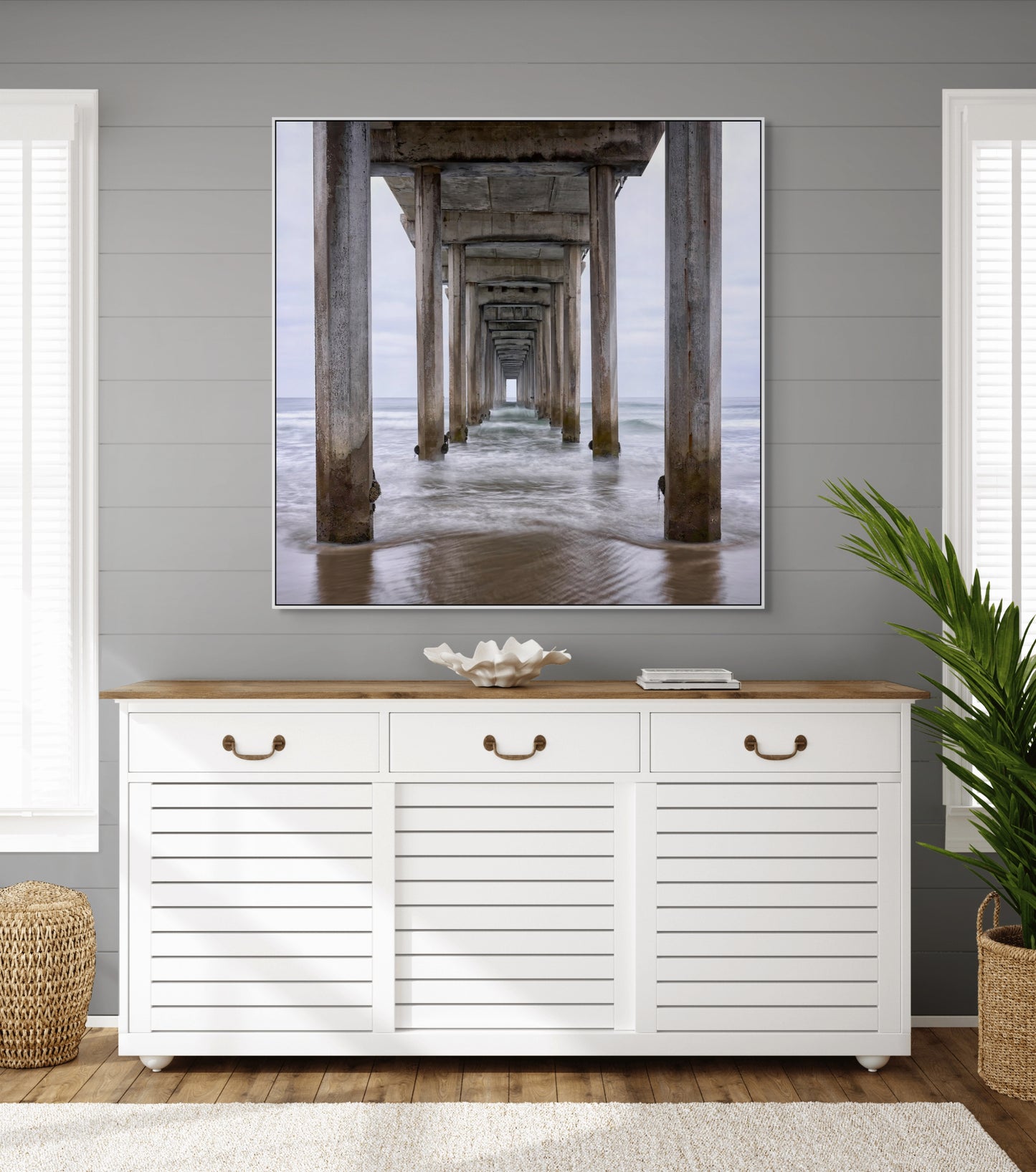 Dawn at Scripps Pier - Square