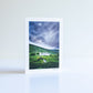 Stormy White Barn Greeting Card