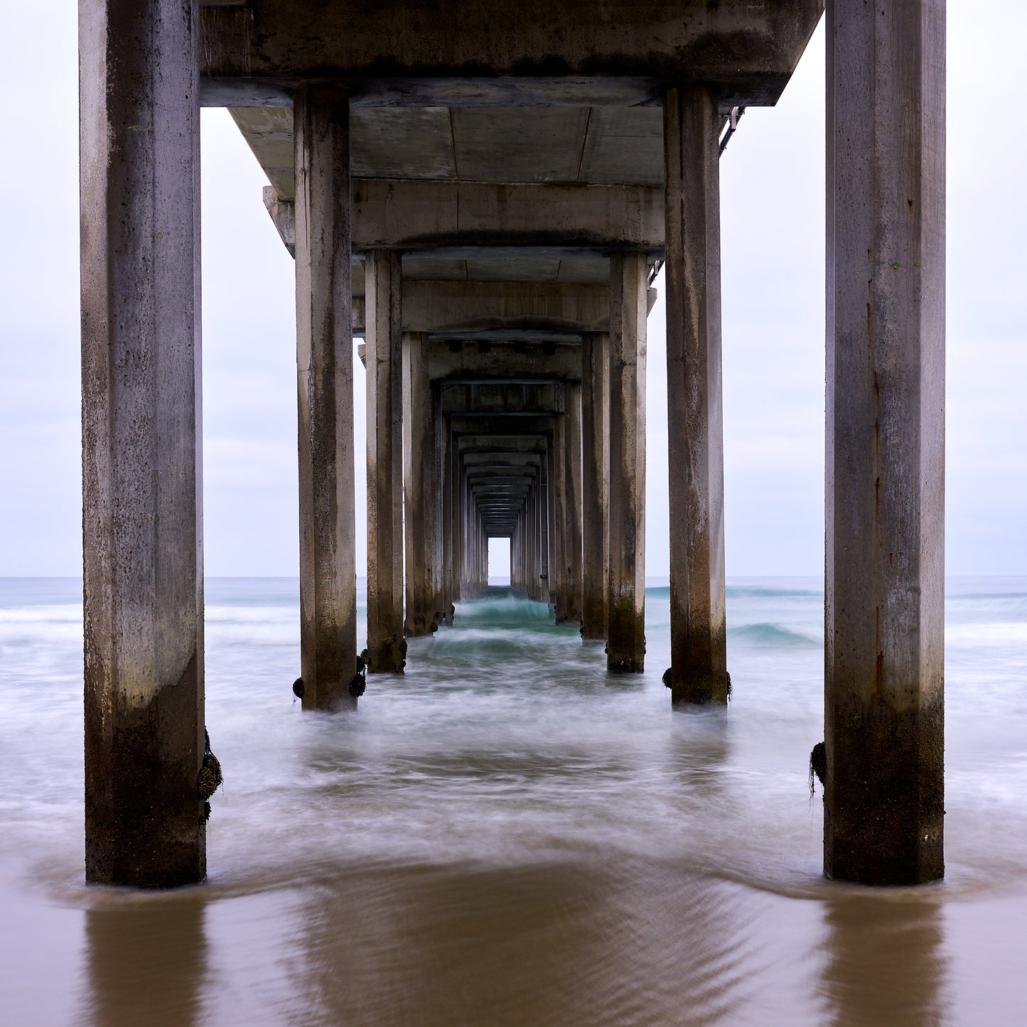 Dawn at Scripps Pier - Square