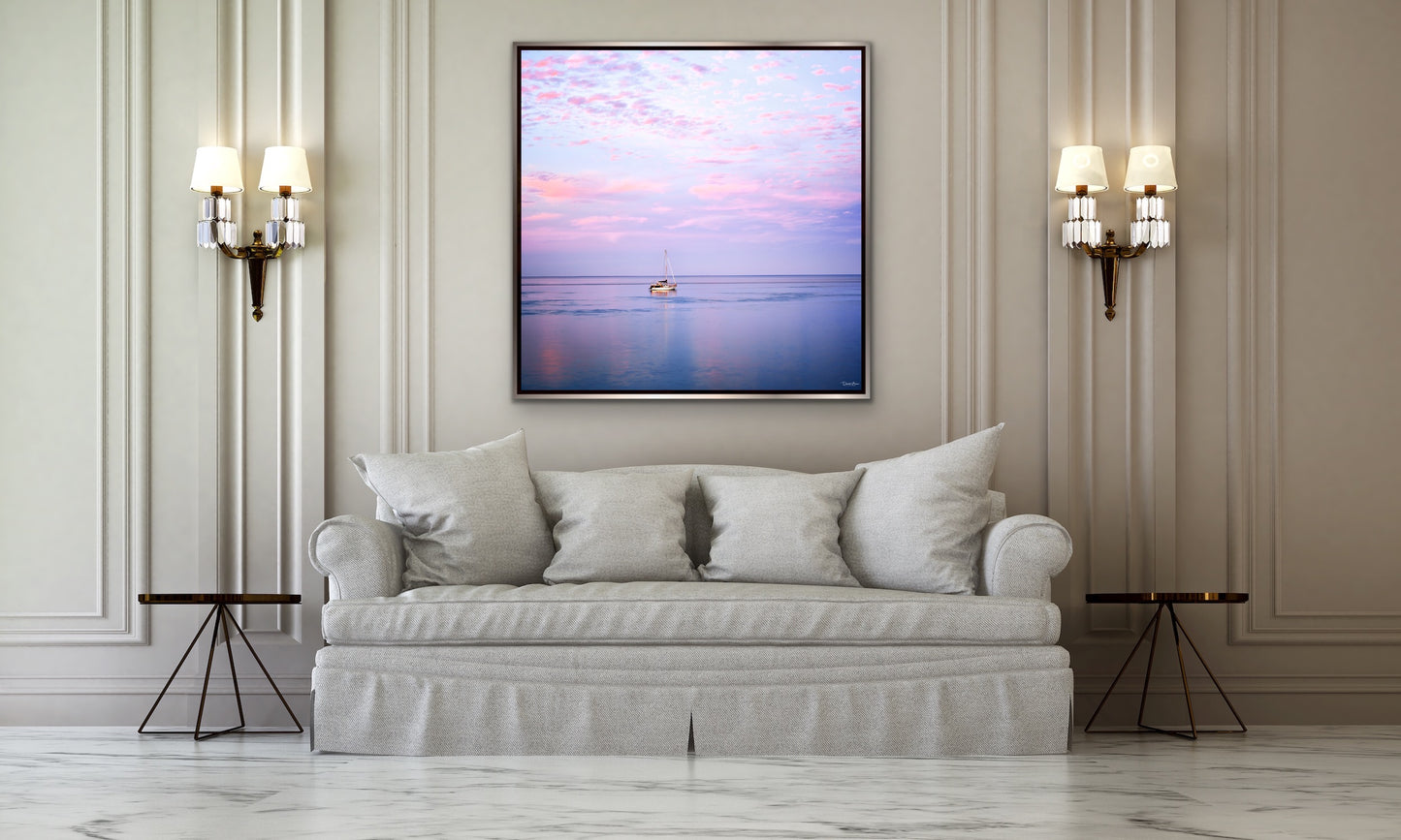 Evening in Paradise - Silver Frame