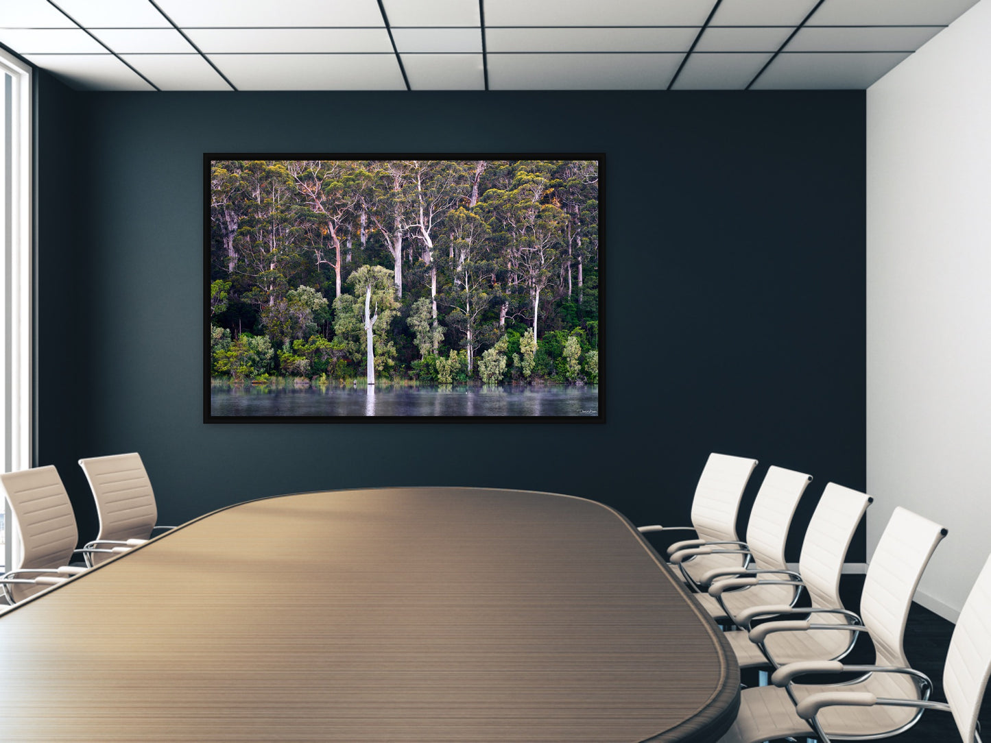 Karri Forest Sunrise - Thick Black Frame