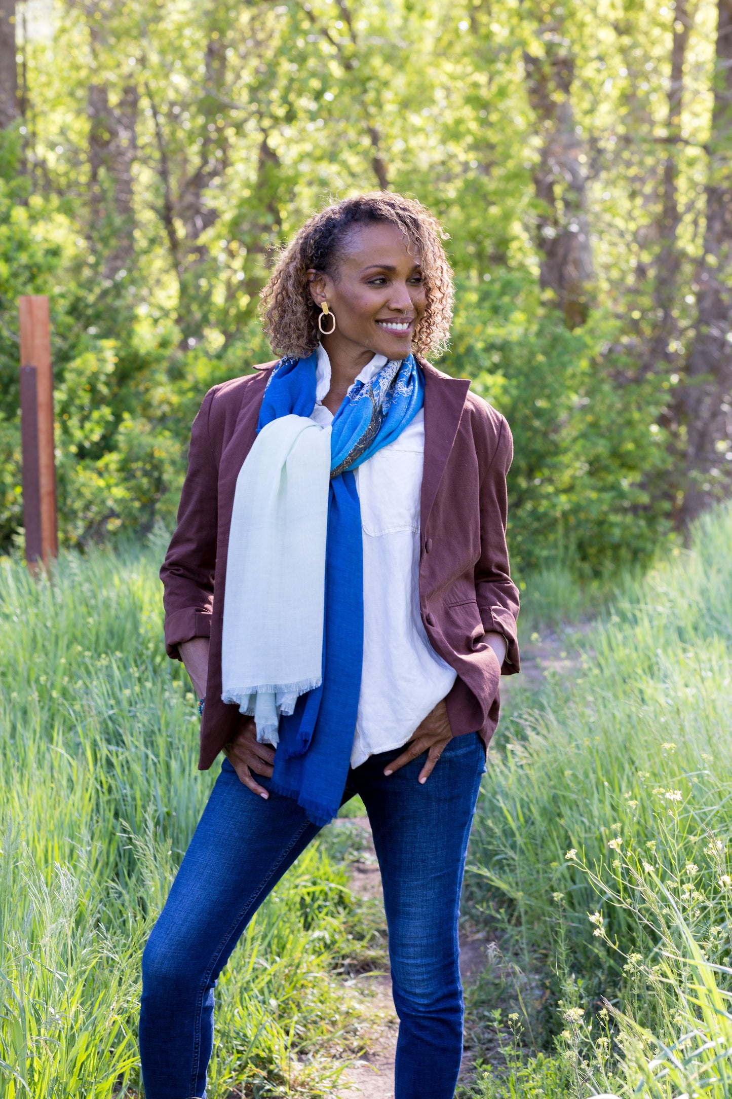 Nothing But Blue Skies Scarf