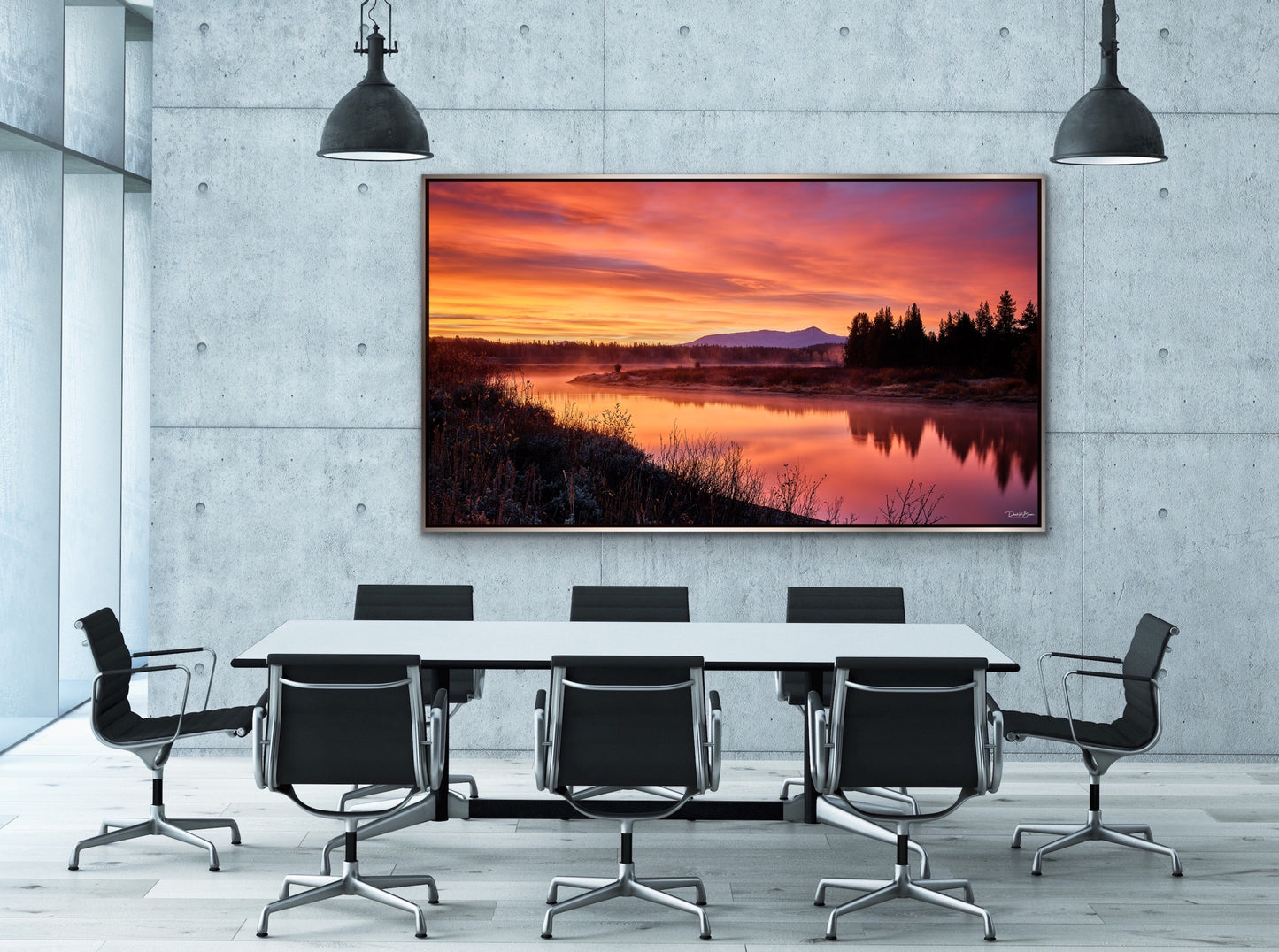 Majestic Sunrise - Silver Frame