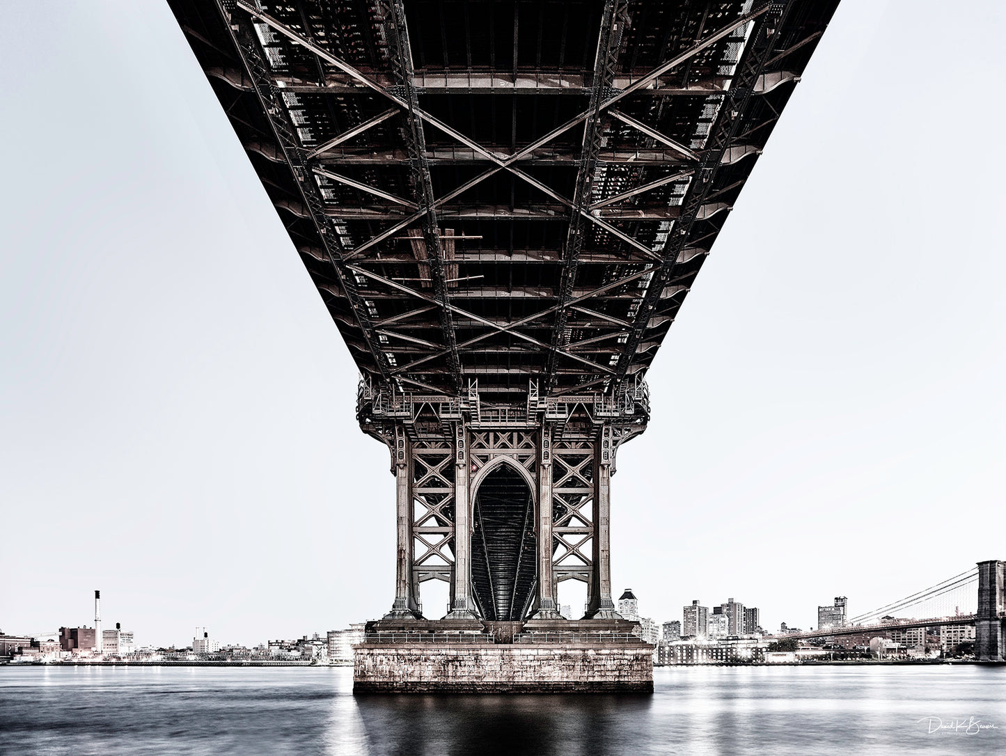 Manhattan Bridge Reflections