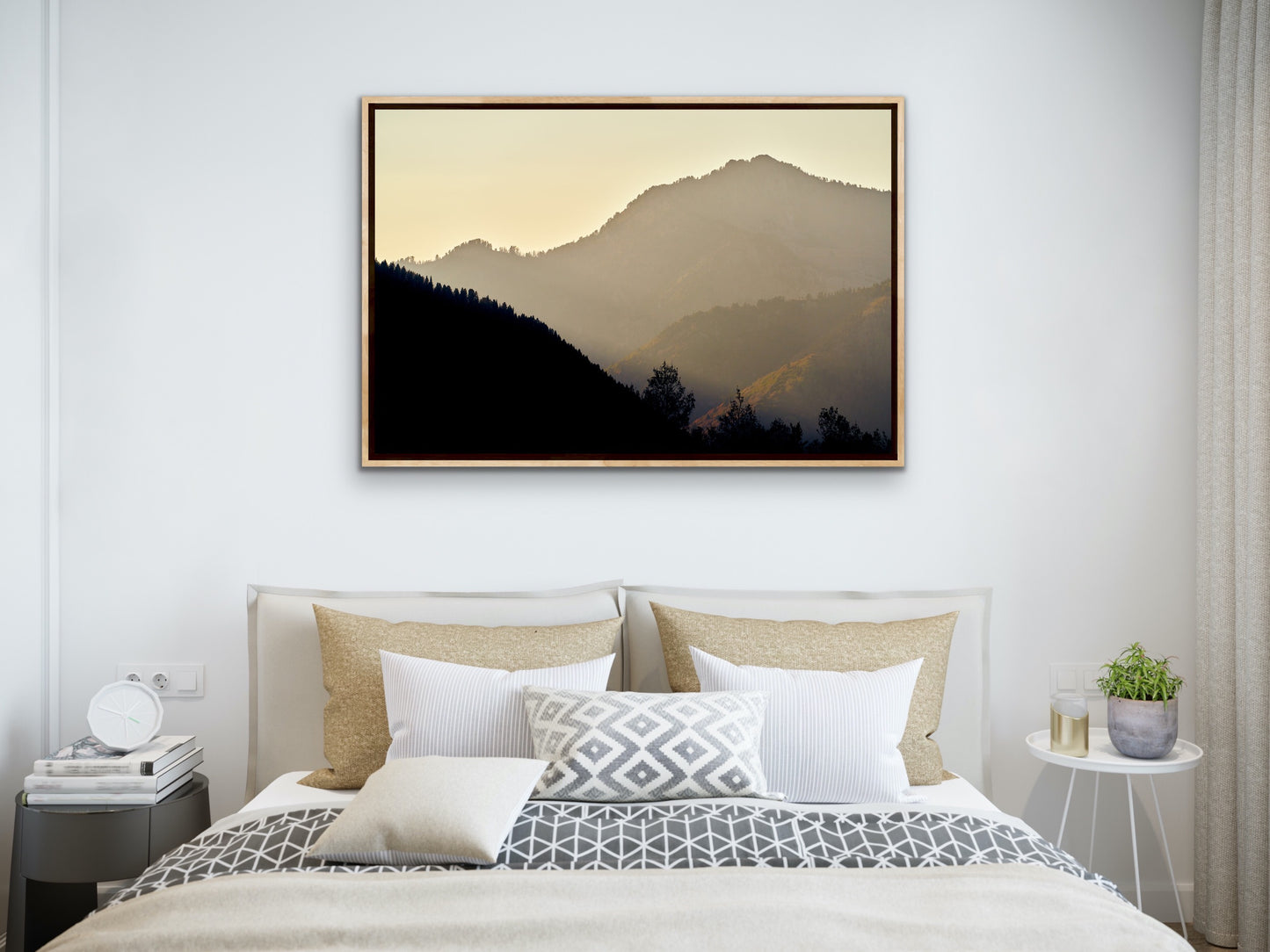 Misty Mountains - Oak Frame