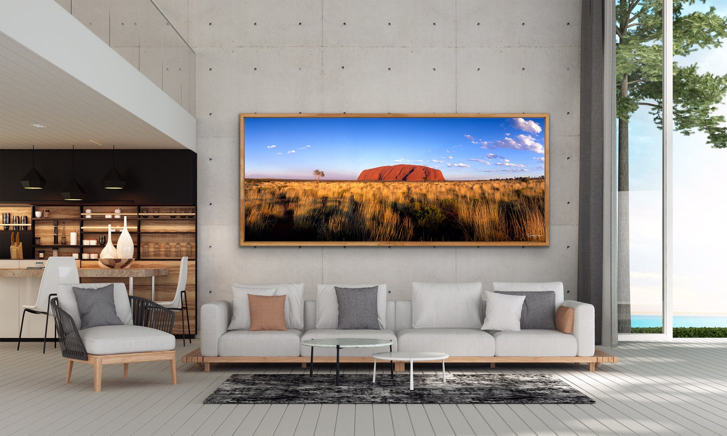Uluru - Oak Frame